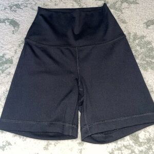 Black biker shorts